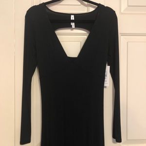 Black Full Sleeve Maxi Dress